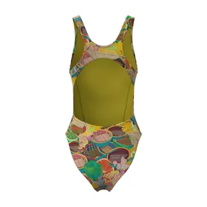Traje de baño competitivo con espalda descubierta para mujer, para verano - Product Image 4