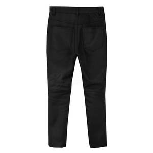 High Quality Customized Logo <b>Leather</b> <b>Pants</b> for <b>Men</b> Lightweight Straight Pattern High Waist Casual Style Factory Wholesale Price - Product Image 2