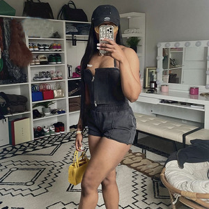 Custom Summer <b>Women</b> Acid Wash Sexy Zip up Top Vintage 2 Piece Set French Terry Embroidery Logo Short Sets - Product Image 3