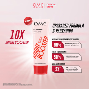 OMG Oh My Glow Bright Booster Nettoyant Visage 100 ml, Nettoyant Visage Vitamine C en Gros 50 ml pour une Peau Éclatante - Product Image 5