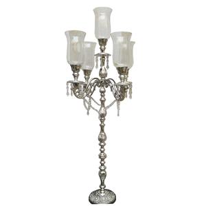 Luxury Matt Black Wedding Use Metal Candelabra with 10 Arms Candelabra Handmade <b>Candle</b> Holder Pillar for Centerpiece Decoration - Product Image 6