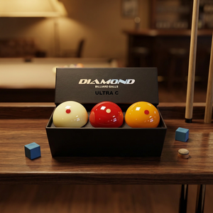 Bolas de Billar Diamond - Juego de 3 Cojines Carom Ultra-C de 61.5mm |   Balón Oficial de la PBA |   Hecho en Corea |   Resina Fenólica - Product Image 1