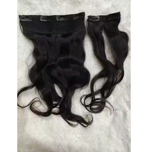 Extensions de cheveux lisses et soyeux faits à 100 pour cent de cheveux humains pour une longueur plénitude et un mélange naturel - Product Image 5