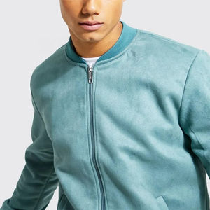Lightweight Polyester <b>Zip</b> <b>up</b> Plain Baseball Men Bomber <b>Jacket</b> Customized Wool Pockets Bomber Baseball <b>Jacket</b> for Men and <b>woman</b> - Product Image 2