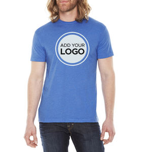 T-shirts en coton basiques bleus pour hommes, T-shirt à col rond pour hommes - Pré-rétréci, doux, ajusté, T-shirt classique de qualité supérieure - Product Image 4