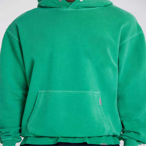 Pulls à capuche surdimensionnés de luxe pour hommes, 100 % coton, personnalisables, imprimés et brodés, épais, vente en gros - Product Image 4