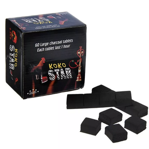 Vente en gros de charbon de bois de noix de coco de bonne qualité Cube noir pur naturel charbon de bois de narguilé rond Shisha - Product Image 2