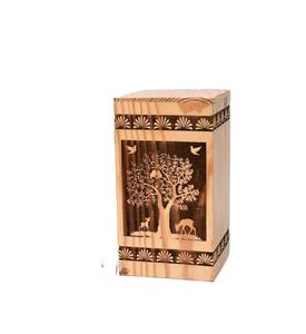 Personalized Pine wood <b>Urn</b> for Human Ashes Tree of Life Wooden Box Personalized for Ashes Handcrafted <b>Large</b> Wooden <b>Urn</b> Box - Product Image 5