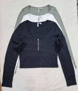 Chemisiers décontractés en plaid pour femmes de qualité supérieure, tricotés récemment, manches longues pour femmes, pour l'automne et le printemps - Product Image 1