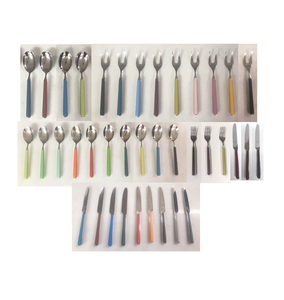 Juego de cucharas de acero inoxidable Herramientas Cubiertos personalizados Artículos de cubiertos de acero espejado Fabricación personalizada Precio al por mayor - Product Image 1