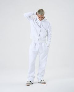 ชุดวอร์มแบบมีซิปกางเกงมีฮู้ดผ้าฟลีซผ้าฝ้ายพิมพ์ลายเทคนิคการออกแบบได้ตามต้องการสำหรับฤดูหนาว - Product Image 3