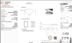La mejor calidad IGI certificado Fancy Vivid Green Color Shape Emerald Cut 6,64 CT CVD Lab Grown Loose Diamonds Si1 Lab Creado - Product Image 2