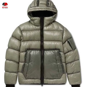 Chaquetas Bomber de Invierno Personalizadas con Cuello Alto y Logotipo Frontal, Diseño Impermeable Unisex, Tallas Grandes y Opciones de Varios Colores - Product Image 1