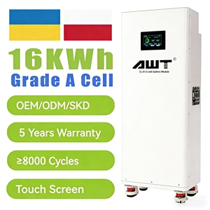 ईयू स्टॉक वर्टिकल लाइफ 4 सौर बैटरी 48v 51.2v 314ah 16kwh jk v19 bms स्थायी शैली लिथियम आयन बैटरी पैक - Product Image 1