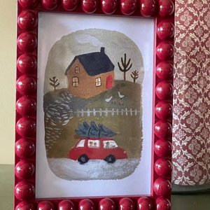 Marco DE FOTOS P con marco personalizado, marcos de fotos rectangulares de lujo, marco de piedra natural hecho a mano, marco de fotos para sala de estar para mujer - Product Image 1