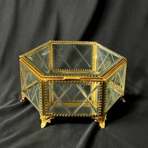 Joyero de Metal con Marco de Latón Dorado, Decoración Ecológica para el Hogar, Tamaño y Forma Personalizables, Almacenamiento de Joyas, Regalo - Product Image 3