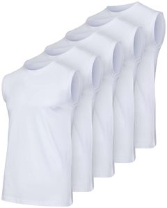 Chaleco Deportivo de Verano para Hombre, Talla Grande, Secado Rápido, Antipilling, Sin Mangas, Ropa Deportiva para Baloncesto y Running, 100% Algodón - Product Image 1
