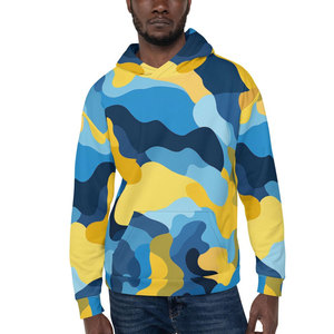 Sudadera con capucha de forro polar con cremallera para hombre, personalizada al por mayor, con bordado y estampado en relieve, de alta calidad, 100% algodón, para invierno - Product Image 3