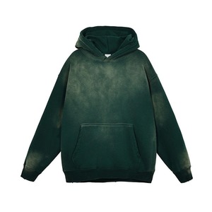 High-Density Printed Vintage Cotton Custom Women Winter Eco-Friendly Windproof Hoodies Faded <b>Acid</b> Wash Wholesale - Product Image 6
