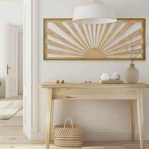 Colgante de pared de madera hecho a mano tradicional con CottoTapestry indio y pieza decorativa artística de trabajo de espejo para hogares culturales - Product Image 4