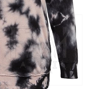 Sudaderas con capucha de invierno con tinte de corbata para mujer con diseño personalizable tela polar impermeable y transpirable - Product Image 6