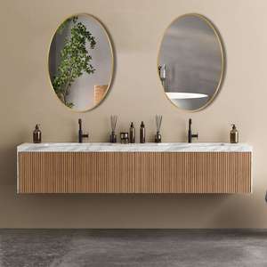 Miroir mosaïque argent, miroir mosaïque rond - Product Image 1