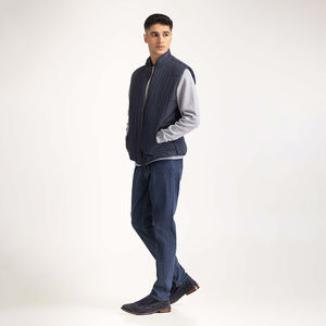 Nardon Apparel OEM Logo personnalisé sans manches à capuche gilet bouffant veste gilets chaud hiver hommes gilet pour hommes - Product Image 4