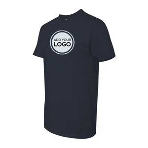 T-shirt pour homme en tri-mélange, coupe classique, manches courtes, jersey, col rond, t-shirt - Product Image 4