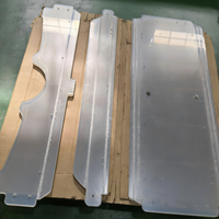 Plaque en polycarbonate incassable sur mesure, usinée CNC, épaisseur personnalisée, transparente, pare-vent pour voiturettes de golf/chariots de golf