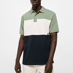 Polos transpirables para hombre para el verano Camisetas Polo de manga corta de mezcla de algodón de alta calidad con diseño personalizado hecho a medida - Product Image 1