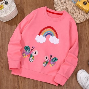 เสื้อสเวตเตอร์คอกลมสำหรับเด็กผู้หญิงเสื้อมีฮู้ดและสเวตเชิ้ตลายสก็อตแบบกลับด้านได้สำหรับฤดูใบไม้ร่วง - Product Image 2