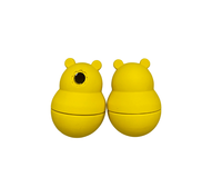 Nouveau design 2023 du Vietnam Logo personnalisé en caoutchouc en forme d'oreille d'ours pour chiens Interactive Treat Food Toys