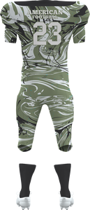 Custom Team Vintage Rams poliéster Kit de malla sublimada jóvenes adultos Tackle Twill conjunto de uniformes de fútbol - Product Image 3