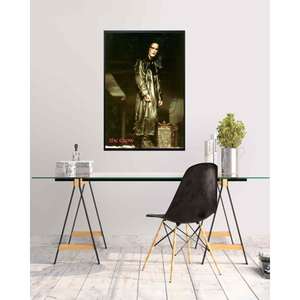 Affiche murale style moderne The Crow avec cadre noir - Product Image 1