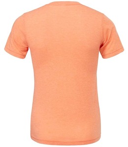 Bella Canvas 3413C Unisex Adulto Tri-Blend Camiseta de manga corta 3,8 oz Fine Jersey Peach Solid Pattern 3413C Tri-Blend Camiseta - Product Image 2