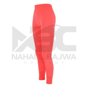 Leggings de sport et yoga taille haute respirants à coutures invisibles pour femmes, nouveau style décontracté, en tissu tricoté, par des fabricants professionnels - Product Image 5