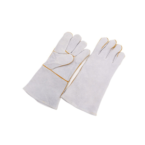 ถุงมือเชื่อม TIG แบบขายส่ง แขนยาวและข้อมือปรับได้ ปลอดภัยและทนทาน ถุงมือเชื่อม TIG คุณภาพพรีเมียม หนังแพะและหนังวัว - Product Image 3