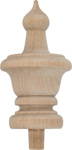 Broche en bois non finie, Broches en bois non peintes pour l'artisanat, Fourniture de chaises en bois - Product Image 5