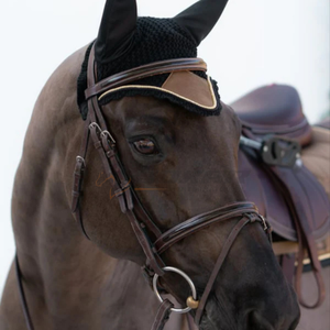 Gorro de mosca para caballos, cubierta de oreja de ganchillo transpirable, ligero, lavable, ajuste cómodo, hecho a mano en Pakistán, perfecto para jinetes - Product Image 5