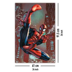 Modern Spiderman Comic Web Slinger <b>Poster</b> Canvas Design for Wall Use - Product Image 4