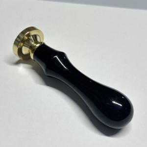 Producto estrella: Sellos cuadrados de latón negro de 22 mm con mango de madera de arce para tarjetas de felicitación hechas a mano y álbumes de recortes - Product Image 1