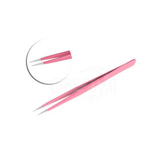 Pinzas para Pestañas de Acero Inoxidable de Primera Calidad, Duraderas y Reutilizables, Punta Suave, Empaque con Logotipo Personalizado, Venta en Línea, Precio Bajo - Product Image 1