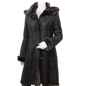 Chaqueta Oxford de Cuero Genuino para Mujer al por Mayor, Tinte Natural, Invierno, Otoño, Sólida, Transpirable, Impermeable, Cortavientos, Ecológica - Product Image 1