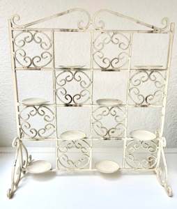 Newly Released Vintage Metal Iron Wall Decor <b>Black</b> Coated Candlestick Holder Attractive Home Decoration Wholesale Prices - Product Image 5