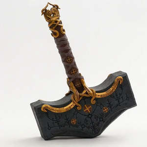 God of War 5 Ragnarok Kratos Marteau Material Plástico - Product Image 3