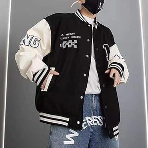 Vestes vintage de créateurs pour hommes Streetwear de haute qualité Veste d'hiver de baseball à la mode en toile Letterman avec logo personnalisé - Product Image 2