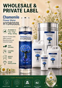 Agua de Manzanilla Turca Pura, Hidrosol de Matricaria Chamomilla, Destilado al Vapor, Cosmético al por Mayor, Marca Privada OEM, para Piel Sensible - Product Image 3