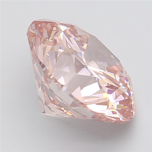 เพชรทรงกลมสีชมพูเข้มแบบแฟนซี ผลิตในห้องปฏิบัติการ ได้รับการรับรองจาก IGI  ขัดเงาด้วยมือจากเมืองสุรัต ประเทศอินเดีย - Product Image 5