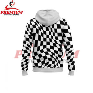 Sudadera Deportiva Personalizada de Felpa para Equipos Deportivos, Sublimación con Estampado Completo, Sudaderas de Rugby con Capucha - Product Image 2