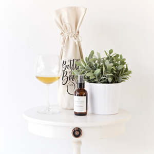 Bolsa de Vino de Lona de Algodón Inspirada en Botellas de Vino para Regalo - Product Image 4